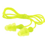 3M™ Tri-Flange™ Corded Earplugs, Hearing Conservation P3000